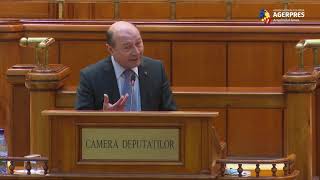 Băsescu către Şerban Nicolae Eşti copilul lui Iliescu Tea crescut la Cotroceni [upl. by Acirtap]