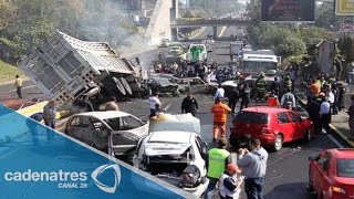 Muertos por accidentes en carretera México  Cuernavaca [upl. by Ley]