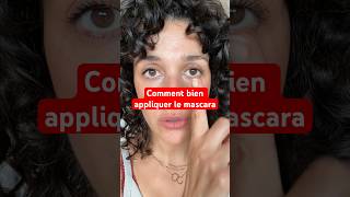 Tuto  Comment bien appliquer le mascara  makeuptutorial maquillage mascara [upl. by Adnovad]