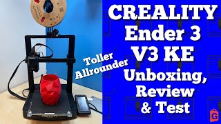 Creality Ender 3 V3 KE  Der neue Star der Mittelklasse   3D Drucker Review 2024 Deutsch [upl. by Animrelliug]