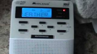 Livonia Thunderstorm and Weather Radio Action 6252009 Part 2 [upl. by Dlaniger]