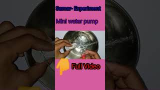 How to make mini water pump RajDeep8434 [upl. by Dorcas]