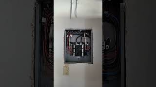 subpanel changeout with drywall repair notbad sparkylife electrician electricistas reggae [upl. by Acirretahs390]