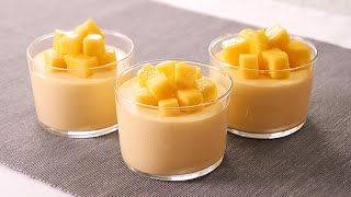 Mousse de Mango  Postre Fácil y Cremoso solo 4 Ingredientes [upl. by Esenahs]