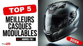 Meilleurs casques modulables à moto  TOP 5 [upl. by Adlesirhc]