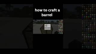 how to craft a barrel crafting viral minecraft [upl. by Faria798]