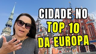 Essa cidade está no Top 10 melhores destinos da Europa  Roteiro por RIGA capital da LETÔNIA [upl. by Durman684]