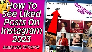 How to Find Liked Posts on Instagram  AndroidiOS [upl. by Hareehat994]