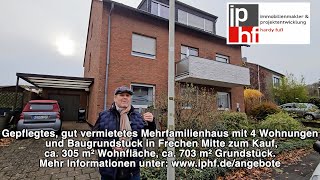 Gepflegtes gut vermietetes Mehrfamilienhaus mit 4 WE und Baugrundstück in FrechenMitte zum Kauf [upl. by Eremihc]