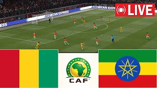 🔴 EN DIRECT  Guinée vs Ethiopie  Qualifications pour la Coupe dAfrique des Nations [upl. by Aivataj591]