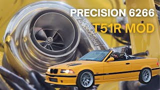 T51R Mod Turbo E36 Sounds WILD [upl. by Eidahs]