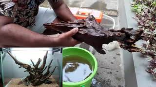 HOW TO MAKE DRIFTWOOD SINK IN WATER [upl. by Eidlog]