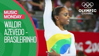 Gymnast Daiane dos Santos Wows to Brasileirinho at the Beijing 2008 Olympics  Music Mondays [upl. by Jaquelyn532]