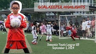 Goalkeeper Highlights DYL U9 Sep 1 2024 [upl. by Llahsram109]