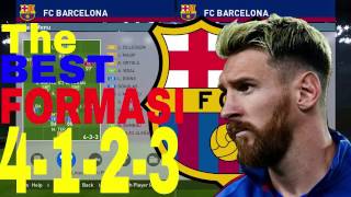 PES 20162017 Tutorial Formasi Terbaik Barcelona  The BEST FORMATION Barcelona [upl. by Winou]