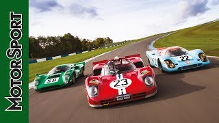 Triple test Porsche 917 Ferrari 512S and Lola T70 [upl. by Nur]