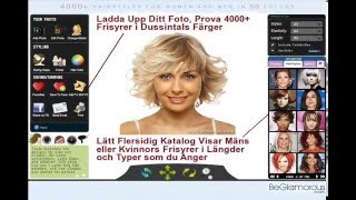 Prova Frisyrer På Nätet  Ladda Upp Ditt Foto  Virtuella Frisyr Simulator för Män Kvinnor [upl. by Yaeger]