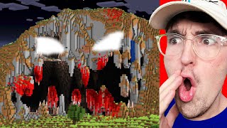 I Scared My Friend with BLOOD Cave in Minecraft [upl. by Alleen]