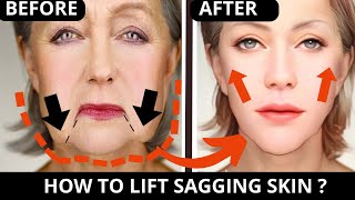 🛑 ANTIAGING FACE LIFTING EXERCISES FOR SAGGING SKIN JOWLS NASOLABIAL FOLDS FOREHEAD MOUTH [upl. by Narej]