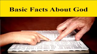 Basic Facts About God [upl. by Deni260]