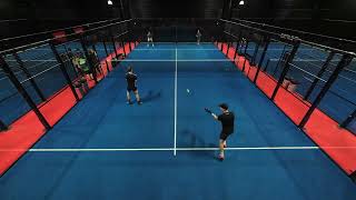 Padelmatch Vebjørn amp Halvor vs Jonas amp Torbjørn sett 2 [upl. by Yseulte]