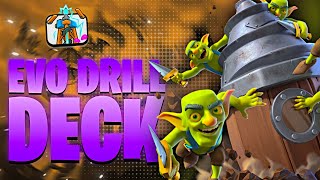 One of the BEST Evolution drill deck to Play Next Season 👀  Clash Royale [upl. by Aisinoid]