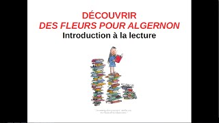 Découvrir quotDes Fleurs pour Algernonquot [upl. by Inek]