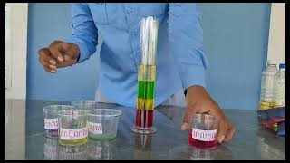 Density Of Liquid ដង់ស៊ីតេនៃអង្គធាតុរាវ [upl. by Swerdna772]