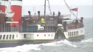 The Waverley Paddle Steamer In Porthcawl [upl. by Veljkov212]