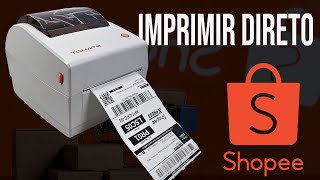 Como imprimir na Shopee usando a impressora Tomate mdk006 [upl. by Elfrieda]