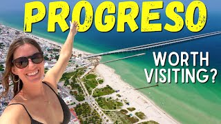 What to DO in PROGRESO Mexico BEST day Trip from MERIDA [upl. by Aniretake]