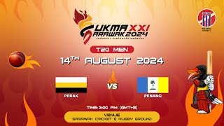 SUKMA XXI SARAWAK 2024  T20 MEN  PERAK vs PENANG [upl. by Galateah]