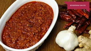 How To Make Schezwan Sauce  Easy Way To Make At Home  kooking kitchen [upl. by Claudine]