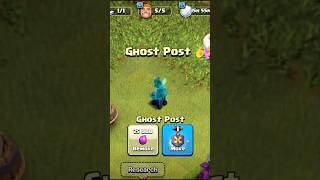 This Ghost Post looks awesome😁😁😁😅😅clashofclans coc youtubeshorts short shorts gaming gamer😃😃😃 [upl. by Gilly211]