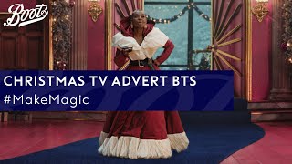 Boots Christmas Advert BTS  MakeMagic  Boots UK [upl. by Nnaihs252]