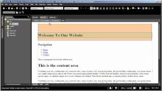 13  Introduction to Expression Web 4 Tutorial [upl. by Esinej]