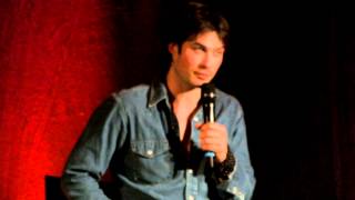 BNCE 2013 Ian Somerhalder about accents [upl. by Amuwkuhc]