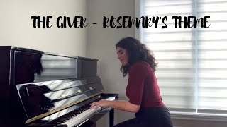 Rosemarys theme The Giver  Piano Cover [upl. by Kelby]