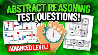 ABSTRACT REASONING TEST Questions amp Answers ADVANCED LEVEL HOW to PASS with 100 [upl. by Nyliuqcaj]