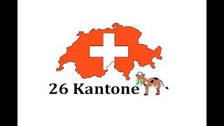 Die 26 Kantone und Hauptorte der Schweiz [upl. by Etnovert339]