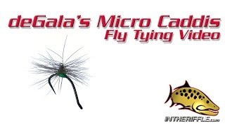 deGalas Micro Caddis Fly Tying Video Instructions [upl. by Brett]