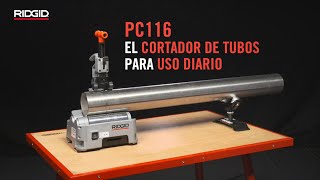 RIDGID Cortatubos motorizado PC116 [upl. by Alurd181]