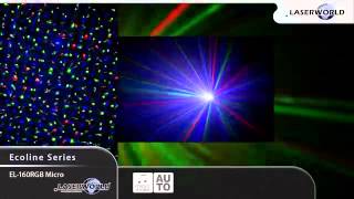 Laserworld EL160 RGB Micro Red  Green  Blue Cluster Laser [upl. by Gene]