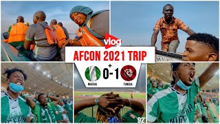 AFCON 2021 CAMEROON TRIP  NIGERIA 01 TUINSIA VLOG [upl. by Llebana]