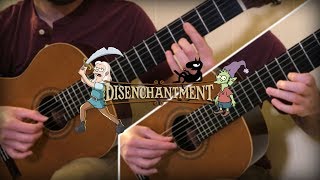 Disenchantment  Ep 9 End Credits Theme Guitar Cover [upl. by Giacinta673]