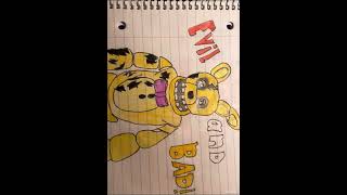 Aaron Fraser NashSpringtrap sings a song parodylyrics comic🐻 fnaf shorts fnafmovie art [upl. by Netsirt]