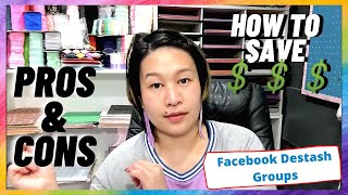 ⚠️ Warning ⚠️ Facebook Destash Groups Pros and Cons  How to Save Money When Buying Craft Supplies [upl. by Roehm]