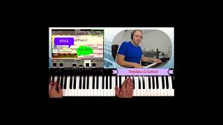 Farfallina  Style da usare tempo ed accordi giannimpiano stylekeyboardyamaha shorts [upl. by Wallace222]