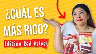 Betty Crocker VS Duncan Hines EDICION RED VELVET  RebeO [upl. by Retsbew833]