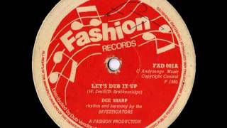 DEE SHARP amp THE INVESTIGATORS  Lets dub it up  version horns 1980 Fashion records [upl. by Kaleena]